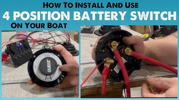 Four Position Marine Battery Switch - Installation & Application