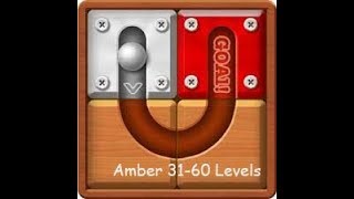 Unblock Ball: move&slide Amber 31-60 level All 3 stars screenshot 3