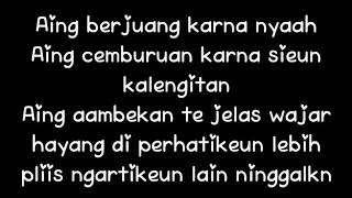 Aing berjuang nyaah ka maneh