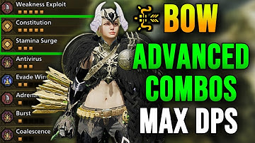 Monster Hunter Wilds: BEST BOW Build | Highest DPS Combos | Infinite Stamina Loop