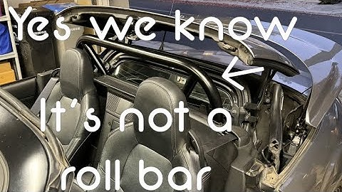 Easy Install! | Cybul Roll Hoop / Roll Bar | PRHT NC Miata