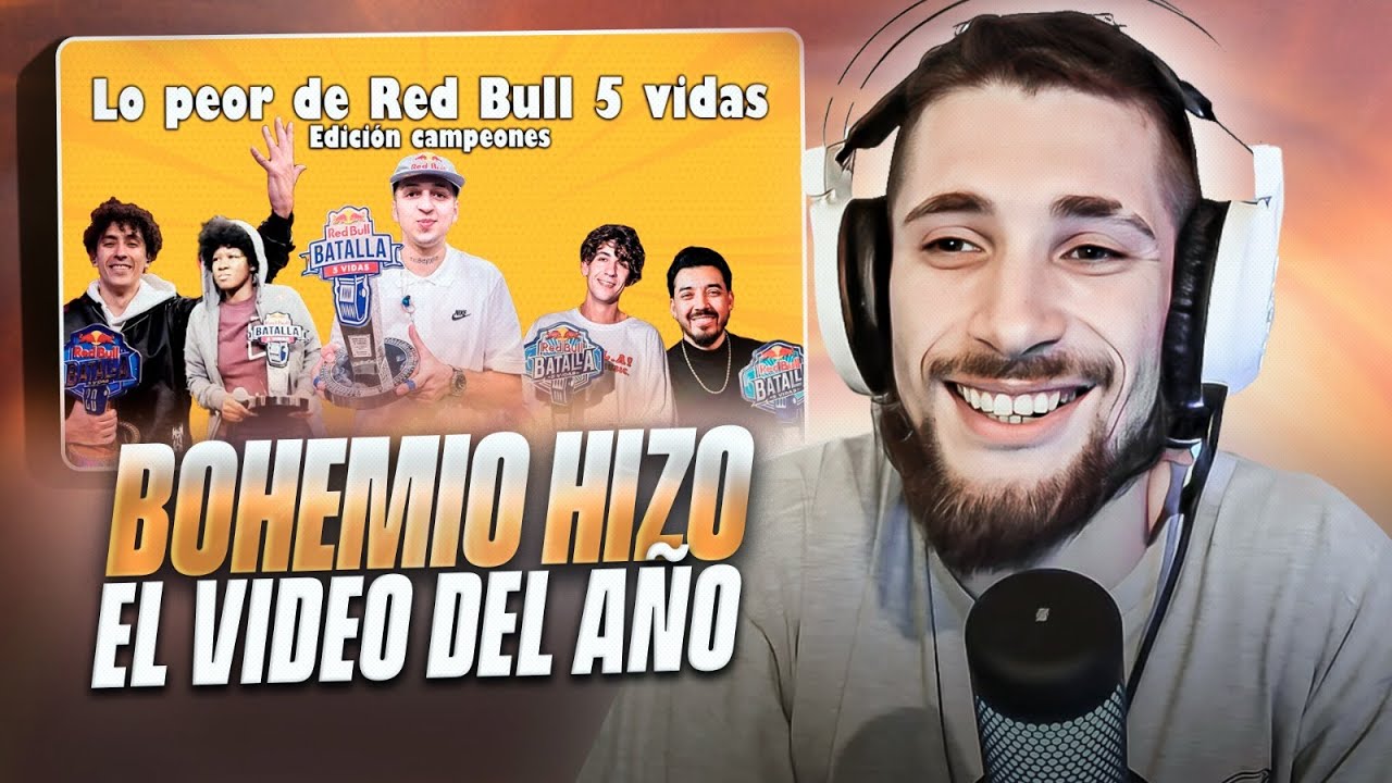 EL BOHEMIO HIZO EL VIDEO DEL AÑO 🐐 Lo peor de Red Bull 5 vidas edición campeones
