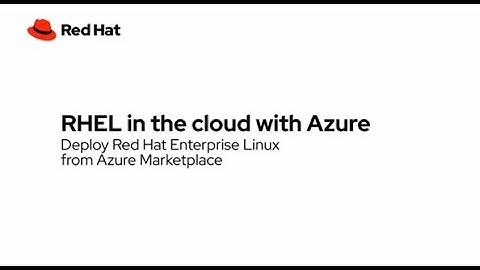 Deploy Red Hat Enterprise Linux from Azure Marketplace