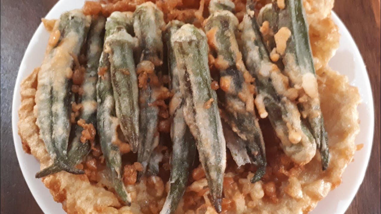 Resep Cara Membuat Tempura Okra Okra Goreng Renyah Deep Fried