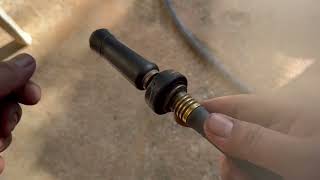 Replacing the O Ring on a Twist Watering Hose Nozzle Brass