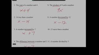 8C. Word Problems Basics Practice C