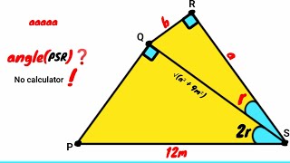 The Triangle Puzzle: Can You Crack Angle ∠PSR Without a Calculator?