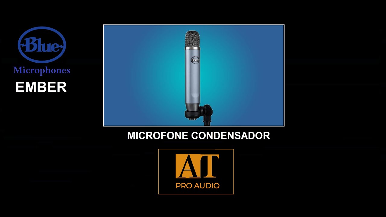 BLUE EMBER MICROFONE CONDENSADOR - AT PROAUDIO BRAZIL