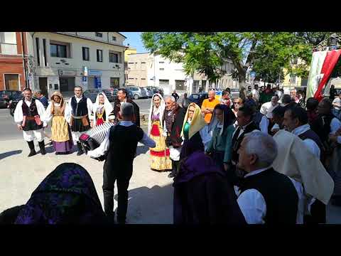 Quarantennale G. Folk San Biagio e Grupo Folklorico Virgen De Castillo di Alagon, con Diego Sedda