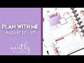 Plan With Me BIG Happy Planner | August 10 - 16