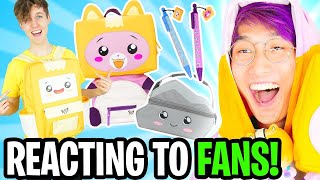 LANKYBOX CRIES WATCHING *YOU* UNBOX LANKYBOX MERCH! (HUGE ANNOUNCEMENT!!)