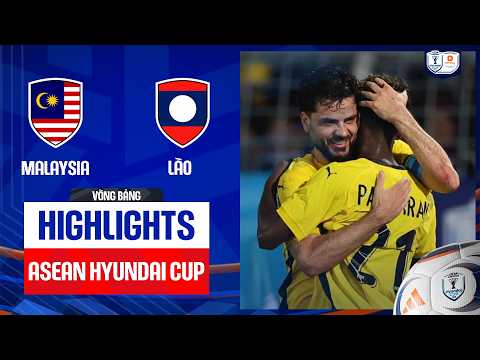 Highlights: Malaysia - Lào | Sức ép liên tục, siêu phẩm đá phạt — football highlights