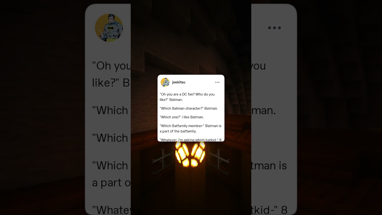 Мой любимый персонаж из вселенной Бэтмена!