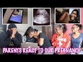 TELLING OUR PARENTS WE&#39;RE HAVING A BABY! *SHE CRIED*