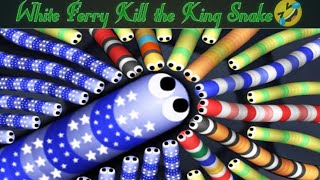 Little Big Snake|😂 White Ferry Killed the King Snake. #001 Gameplay. #littlebigsnake screenshot 2