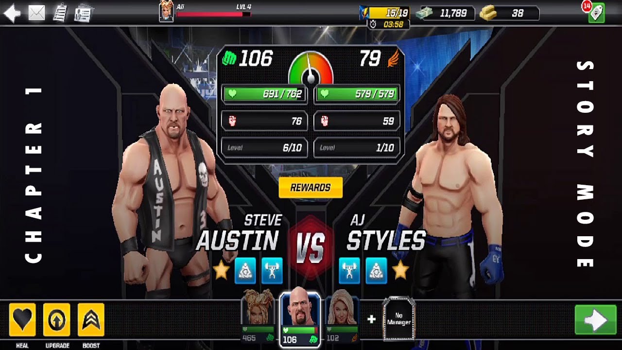 WWE Mayhem Best Android Game | Chapter 1 | Story Mode | Hassan Gaming ...