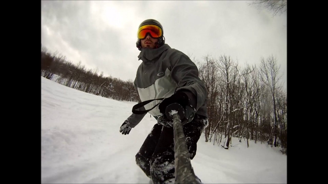 Snowboarding Powder Day 2017 blue Mountain Ontario YouTube