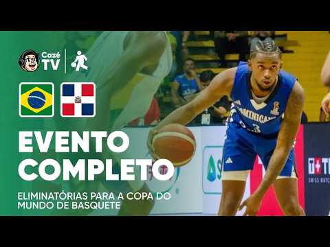 JOGO COMPLETO: BRASIL X REPÚBLICA DOMINICANA | ELIMINATÓRIAS COPA DO MUNDO DE BASQUETE
