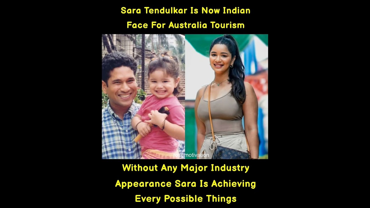 Sara Tendulkar Is Now Indian Face For Australia TourismWithout Any Major Industry Appearance Sara