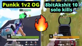 8bitAkshit 1v2 Team XO 🔥 | Punkk 1v2 Team OG | Thug Invitational