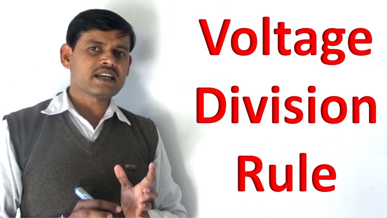 Voltage Division Rule in Electrical Circuit || Voltage Divider ...