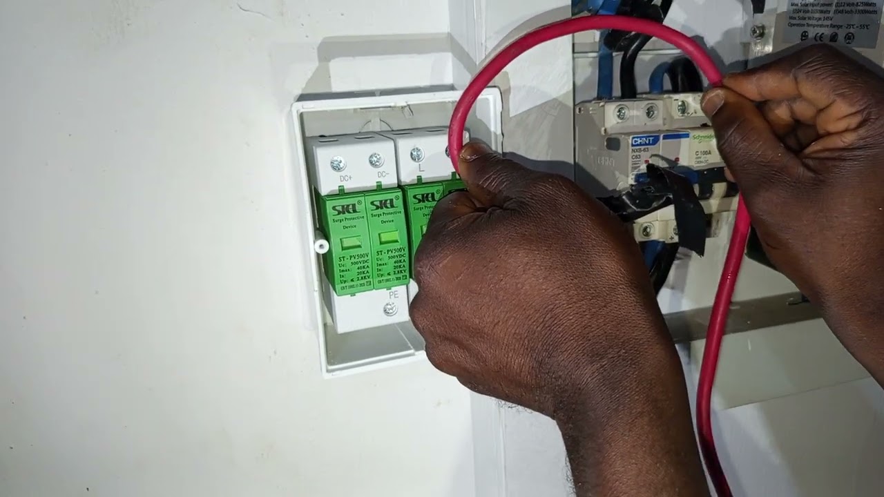 Как защитить солнечную панель и инвертор от молнии.