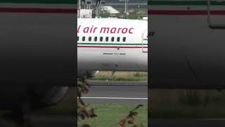 Royal Air Maroc B737 spool up at Orly