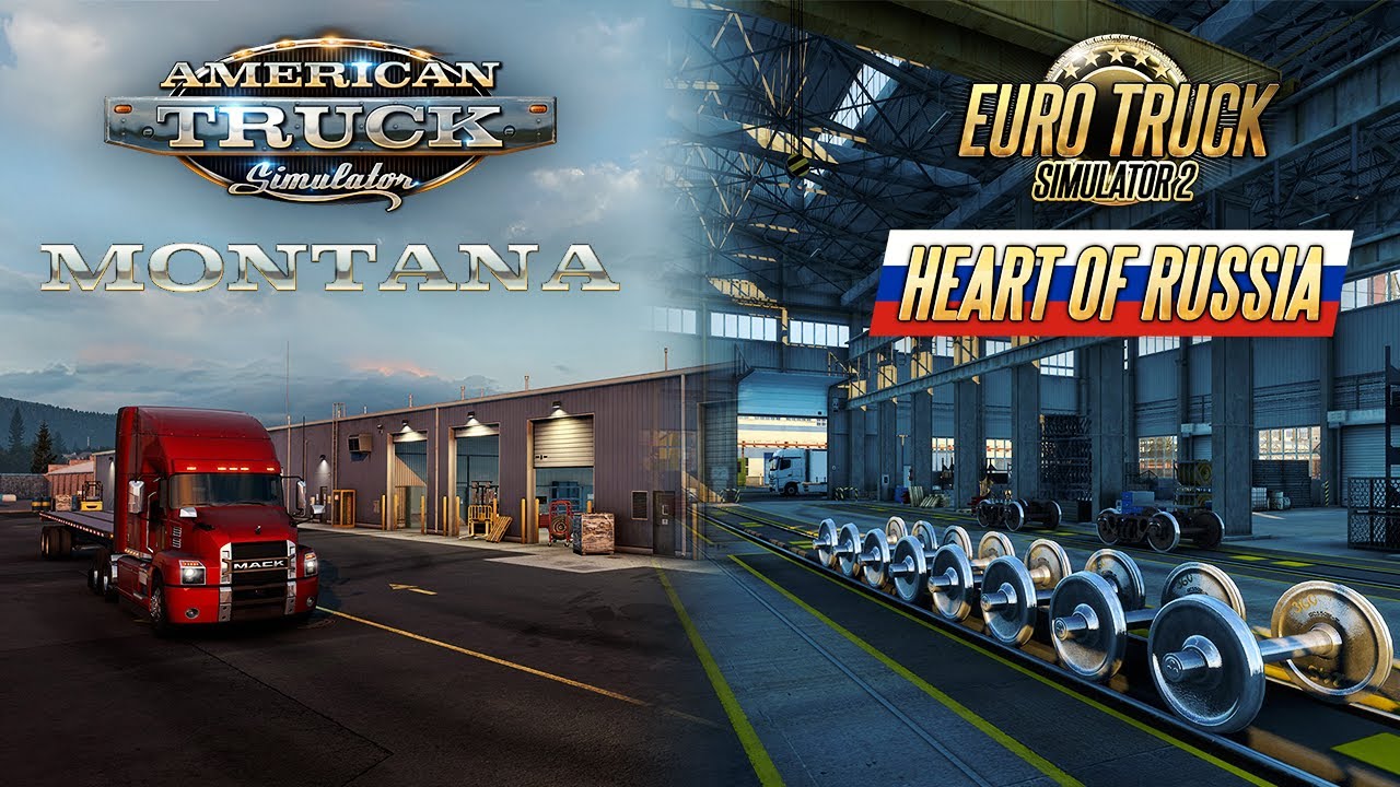 Ets2 Ats Wagon Factory In Dlc Heart Of Russia Dlc Montana New Industries Youtube