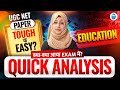 UGC NET Education Exam Analysis 2025 | Education Paper Difficulty Level? JRFAdda