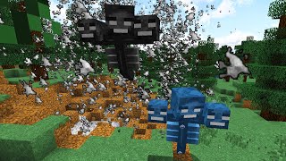 Minecraft But A Wither Spawns EVERY MINUTE (100$ Prize)