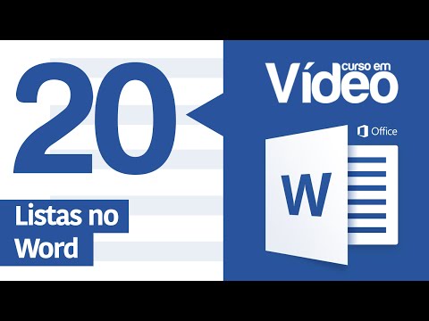 Curso Word #20 - Listas no Word