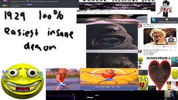 1929 100% (easiest insane demon) Geometry Dash