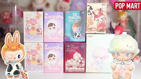 NEW POPMART BLIND BOX UNBOXING PART 2 ❤️✨ LABUBU, DIMOO, HACIPUPU & MORE ✨