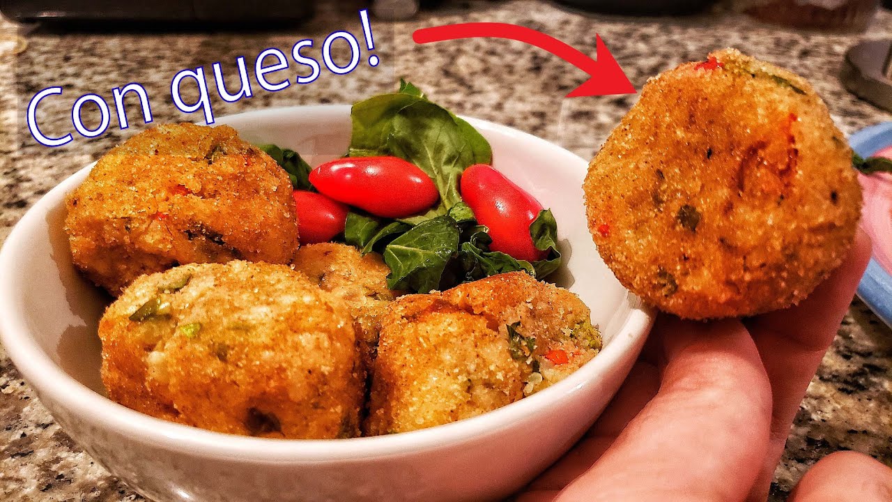 SI TE SOBRÓ ARROZ NO LO TIRES! HACÉ ESTAS BOLITAS EN 10 MIN  | TE SALVA LA CENA! RIQUISIMAAAS