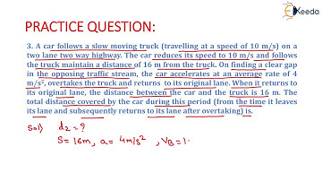 3rd Numerical of Overtaking Sight Distance - Highway Geometric Design - Transportation Engineering 1