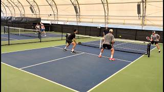 Top Notch Pickelball in Opelika, AL, Hewett/Rettke vs. Rudden/Brown