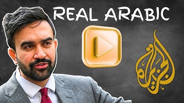 Real Arabic Learning: Key Vocabulary News Clip of Zohran Mamdani