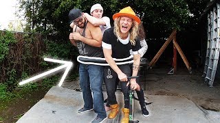 Inflatable Belt Explosion Challenge!
