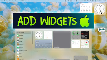 How to Add Widgets to Your Mac Desktop