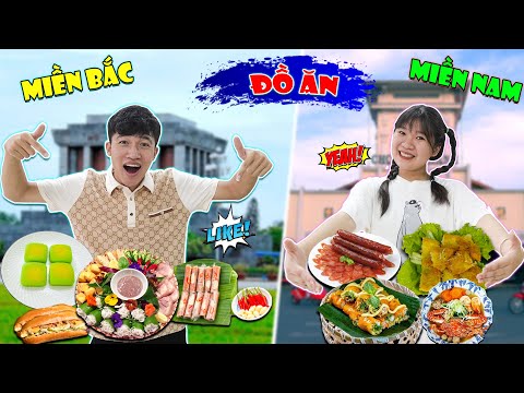 Video Thử Thách Trải Nghiệm Đồ Ăn Miền Bắc Và Miền Nam | Anh... - youtube