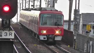 名鉄3100系3105F+3500系3524F　6800系6804F　西春