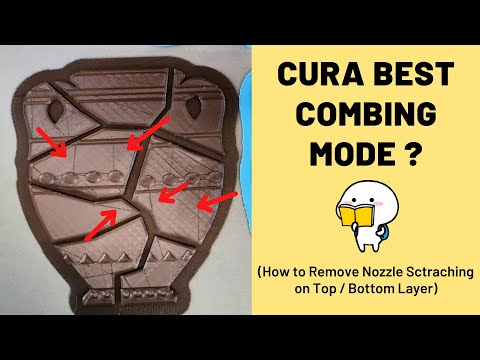 How To Remove Travel Lines On Top Layer in CURA 4.11 (The Best Combing Mode?)