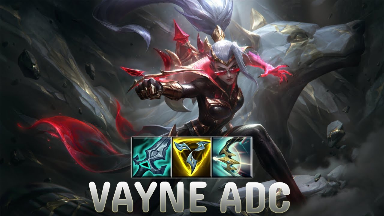 RNG UZI RISEN LEGEND VAYNE SKIN!! TipsQy plays Vayne ADC vs Kog'Maw | Season 15