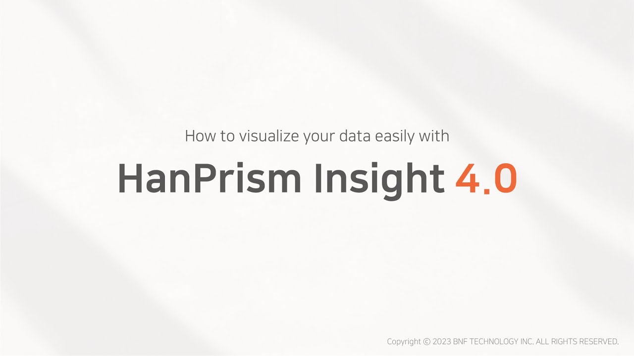 How to visualize your data easily with HanPrism Insight 4.0 - YouTube