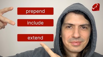Ruby: include, prepend, extend