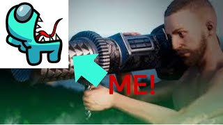 When the imposter from Among Us raids in rust!