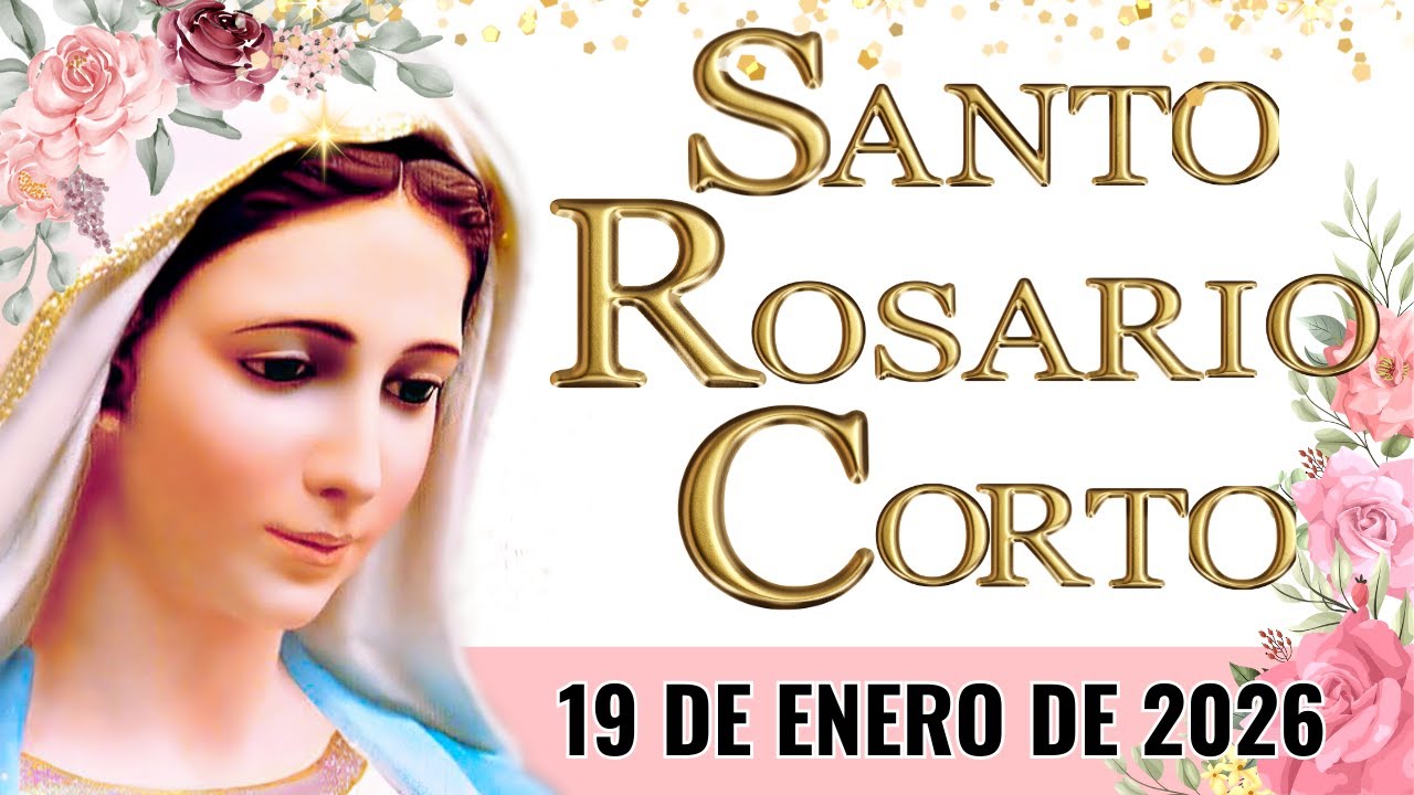 Santo Rosario de Hoy Lunes 19 de Enero✨Misterios Gozosos  Rosario a la Virgen María