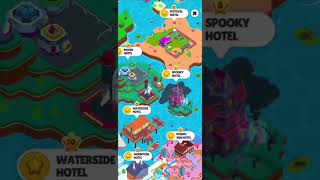 The hotels I have so far in "my perfect hotel" app