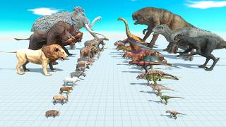Dinosaurs vs Mammals War - Animal Revolt Battle Simulator screenshot 4