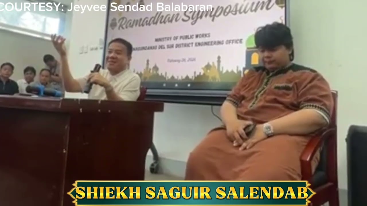 SHIEKH SAGUIR SALENDAB | RAMADHAN MUHADARA | SANGGILAN TANU SU KADENGKI | MADENGKI NA DI MAKASULGA